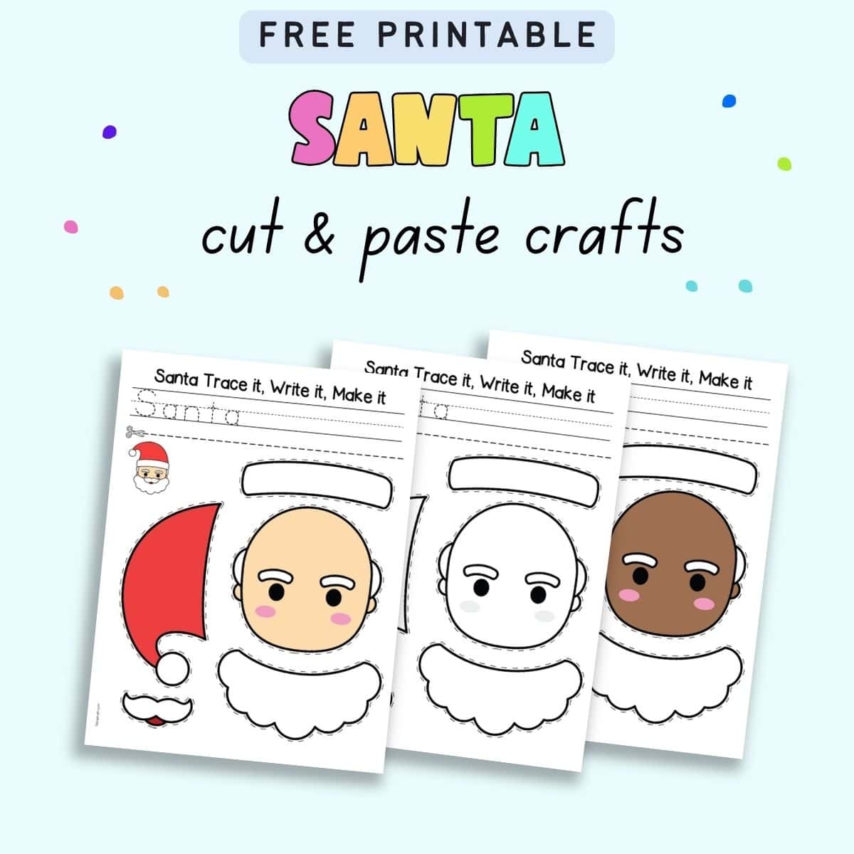 Free Printable Santa Template