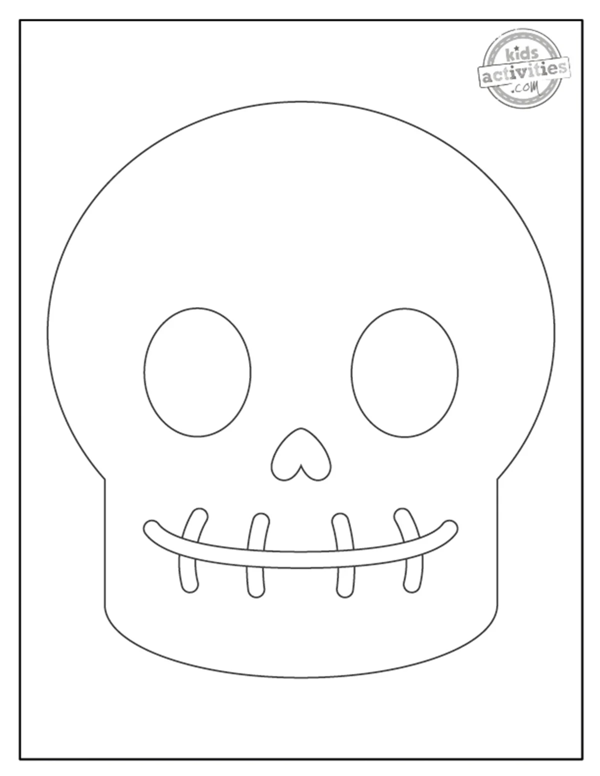 Free Printable Skull Template