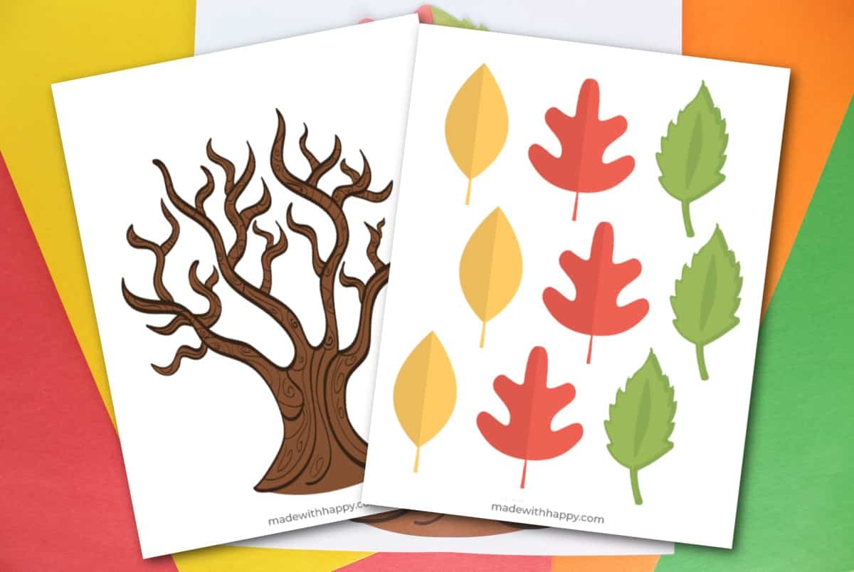 Free Printable Thankful Tree Craft