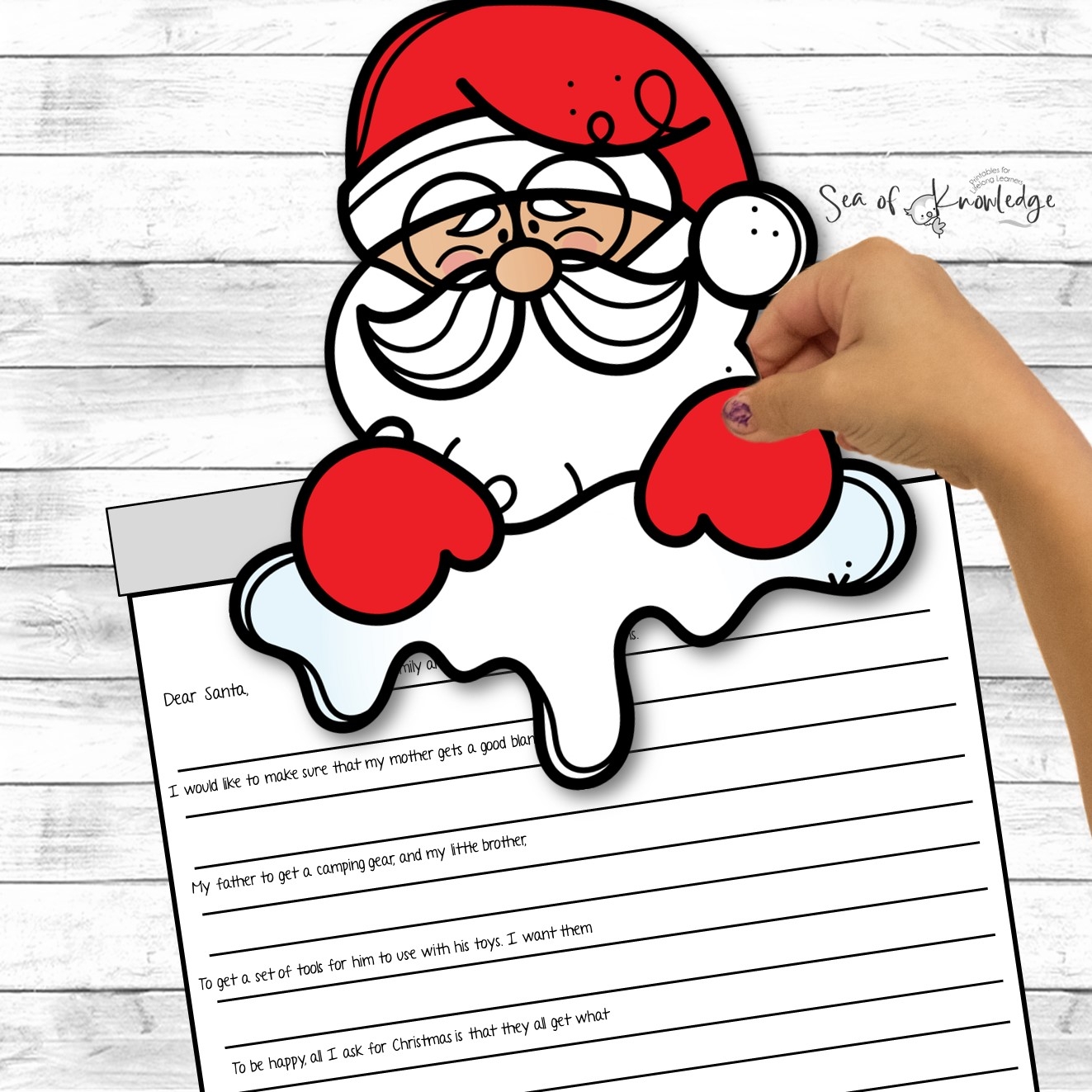 Free Santa Letter Printable Sea Of Knowledge