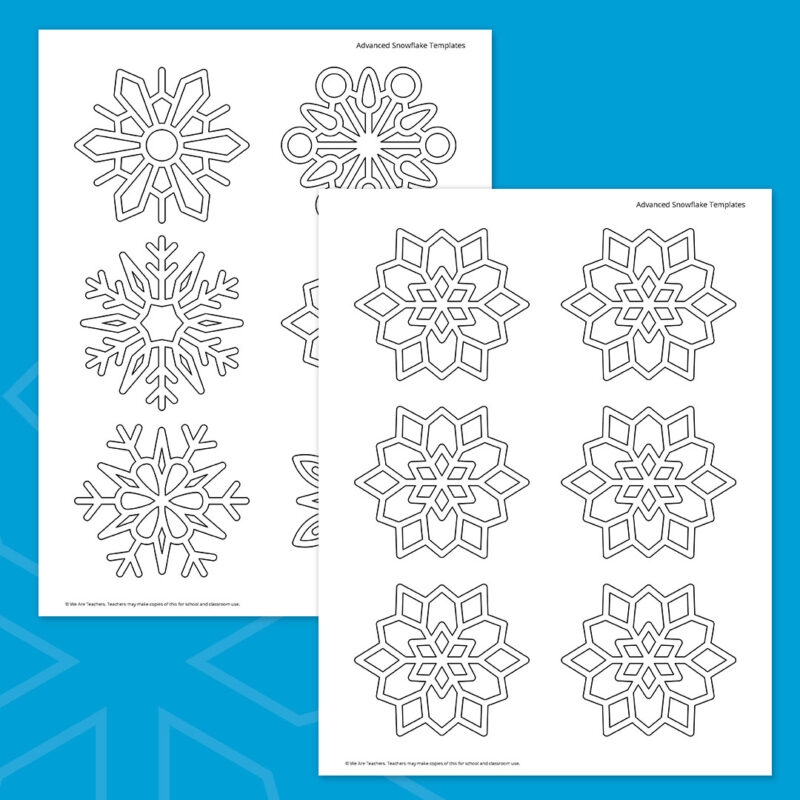 Snowflake Template Free Printable