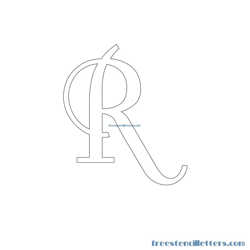 Free Stencil Letters To Print And Cut Out