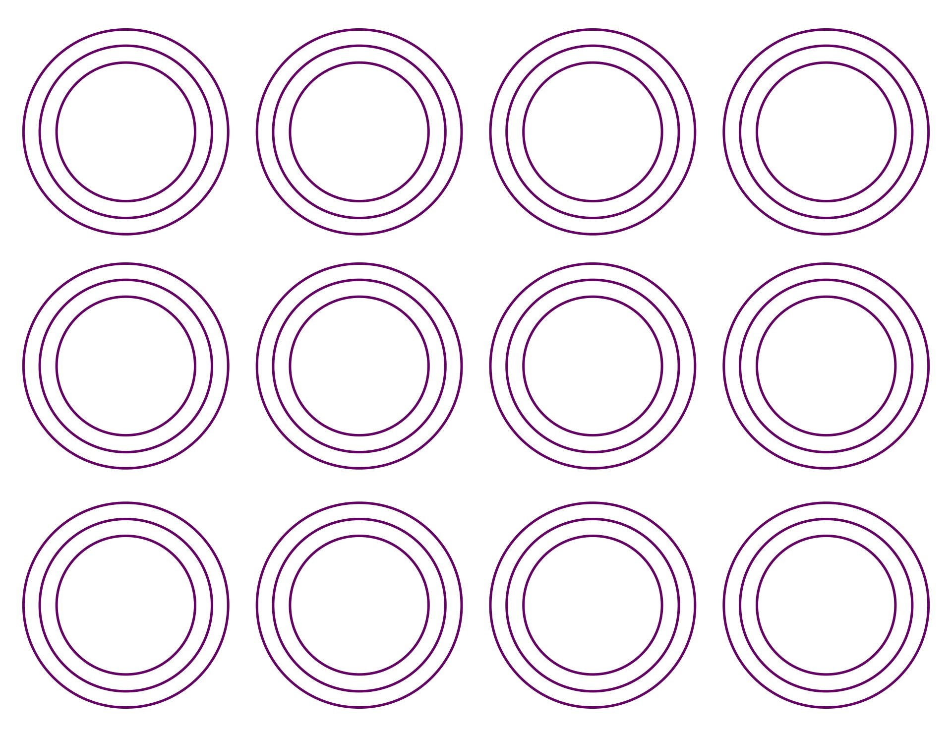 Free Printable Macaron Template