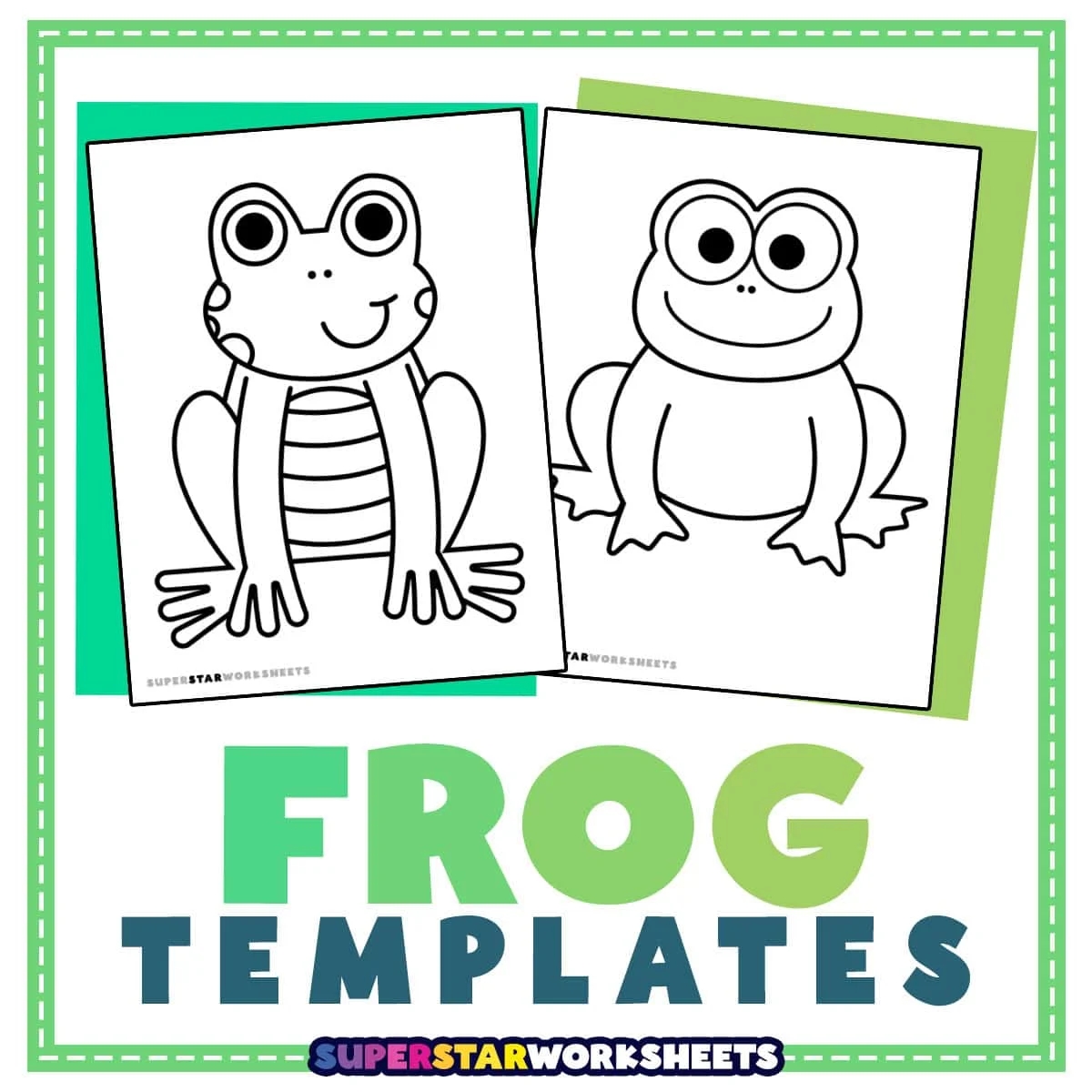 Free Printable Frog Puppet Template