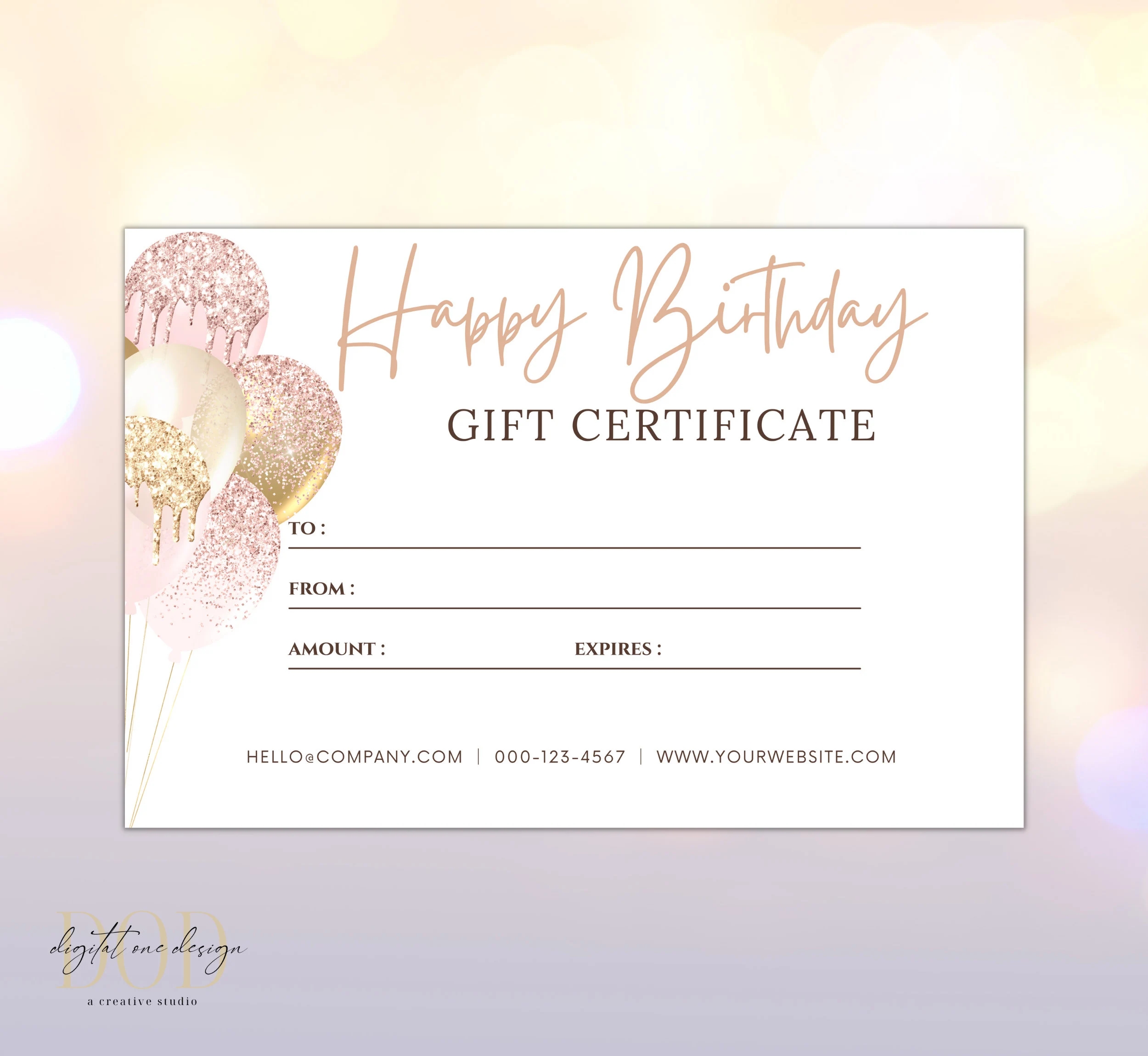 Free Printable Gift Voucher Template