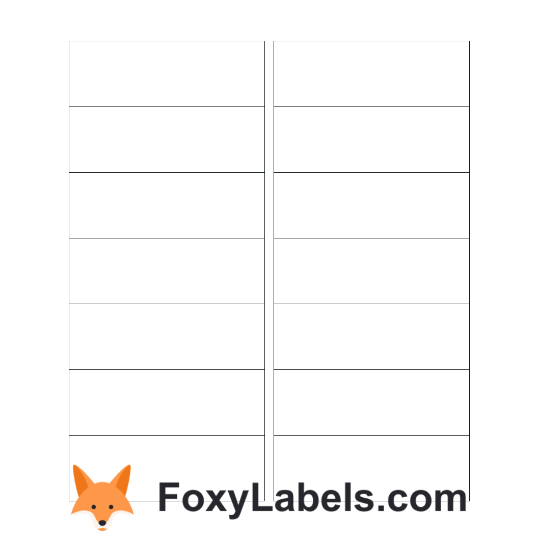 Google Docs Label Template Compatible With Avery 8162 