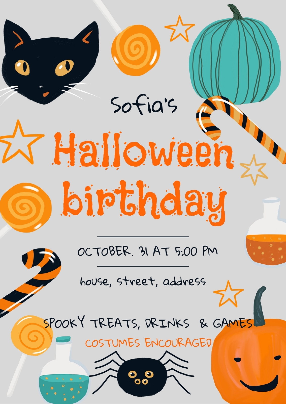 Halloween Party Invitations Sales