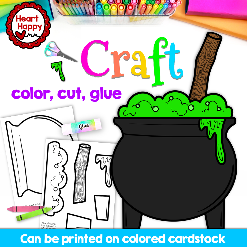 Halloween Witch Cauldron Craft Made By Teachers