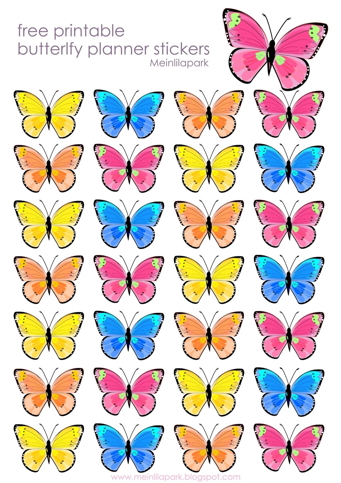How To Make A 3D Paper Butterfly Tutorial And Free Template