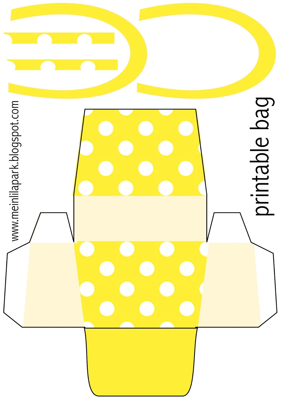 Free Paper Purse Template Printable