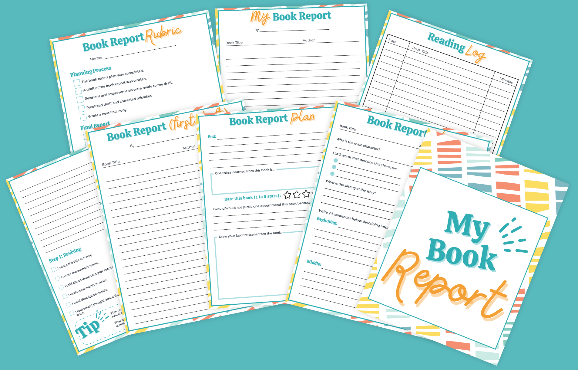 Free Printable Book Report Templates
