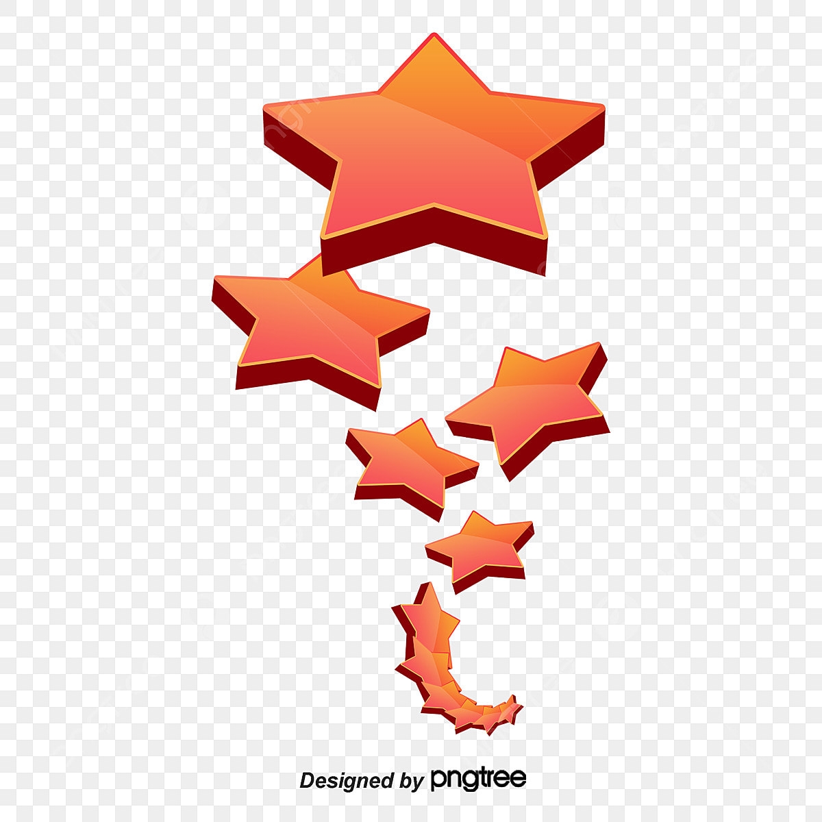 It 3d Transparent PNG 3d Pentagram 3d Creative Five Pointed Star PNG Image For Free Download