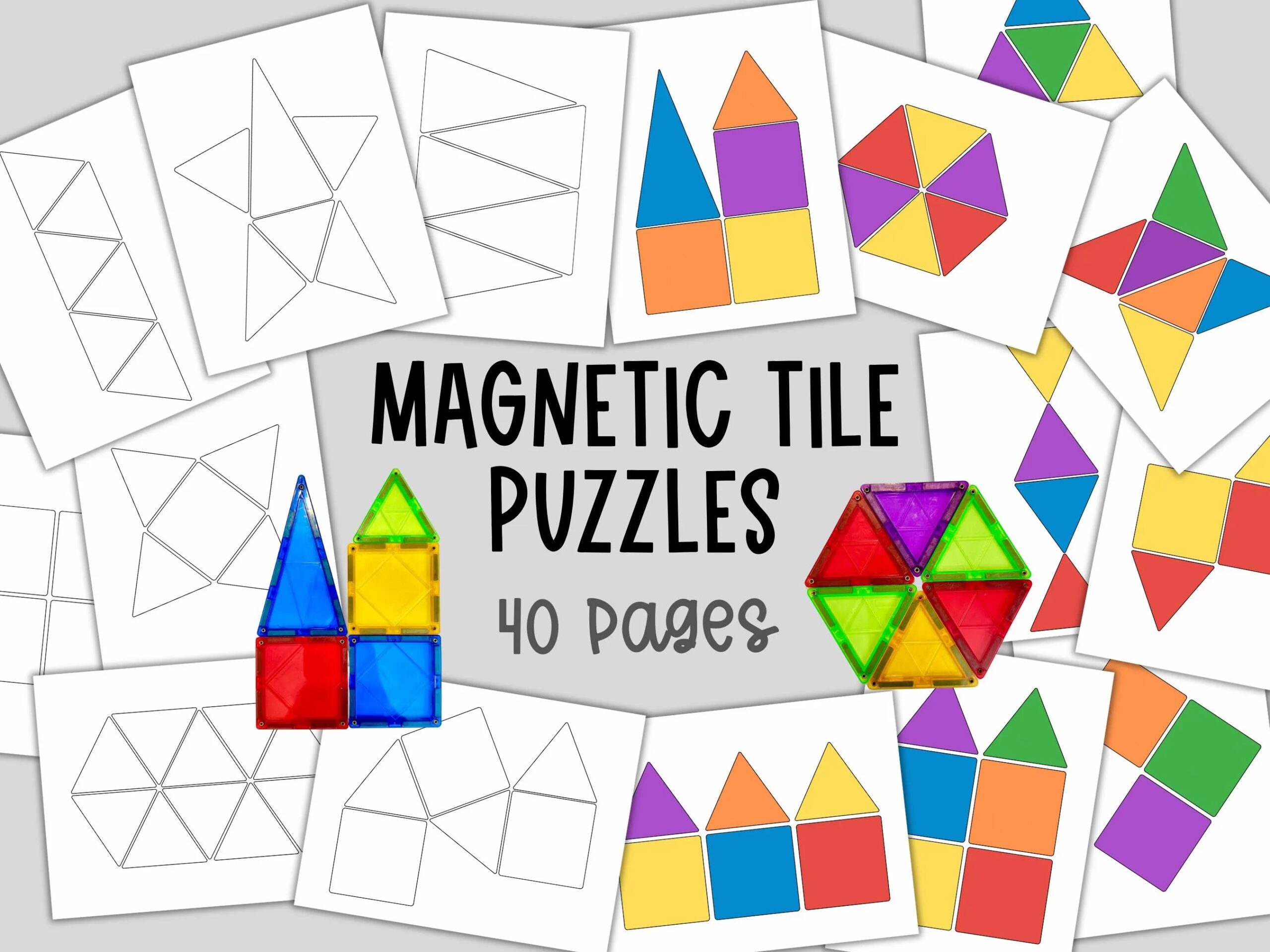 Free Printable Template Magna Tiles Printables