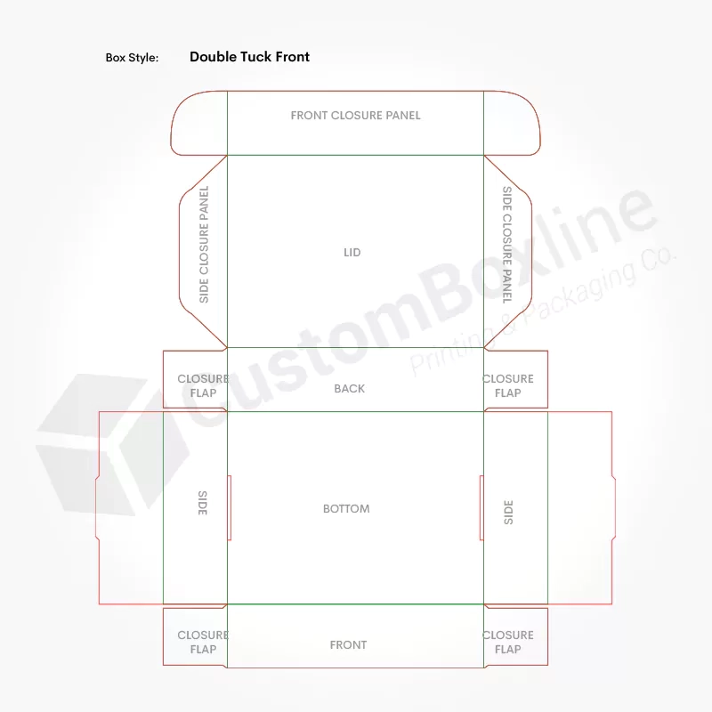 Mailer Box Template CustomBoxline