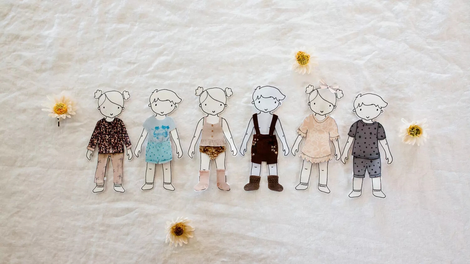 Make Your Own Paper Dolls with Free Printables Clever Poppy