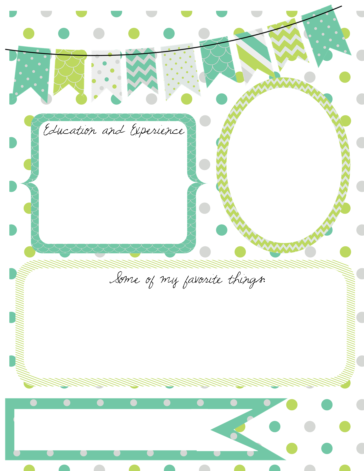 Free Printable Meet The Teacher Template