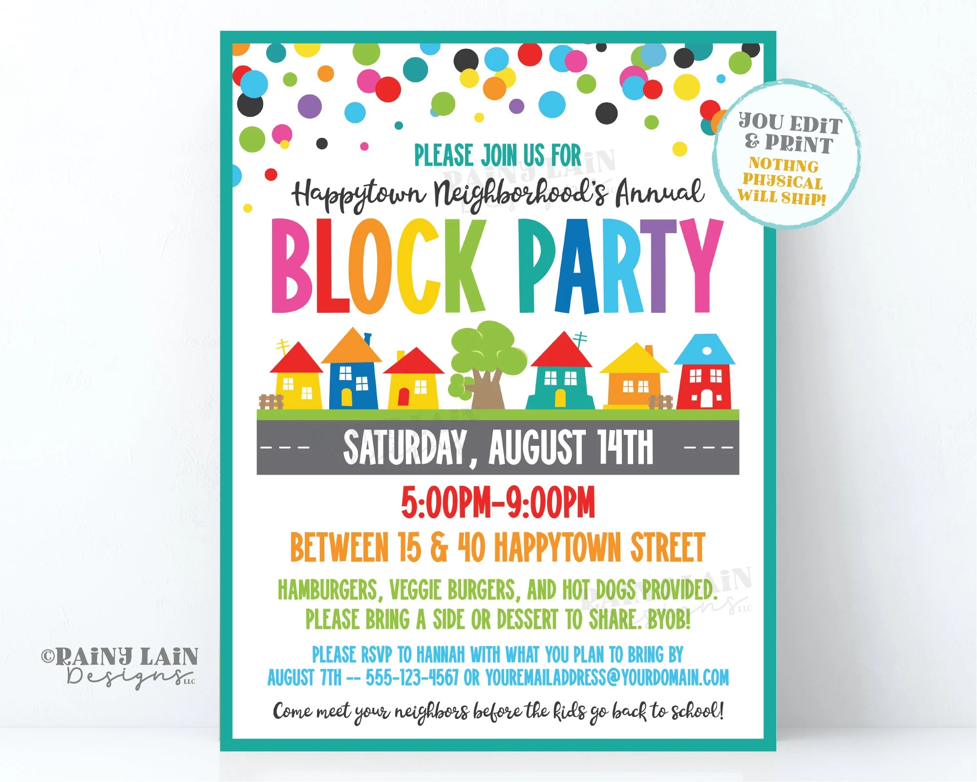 National Night Out Etsy