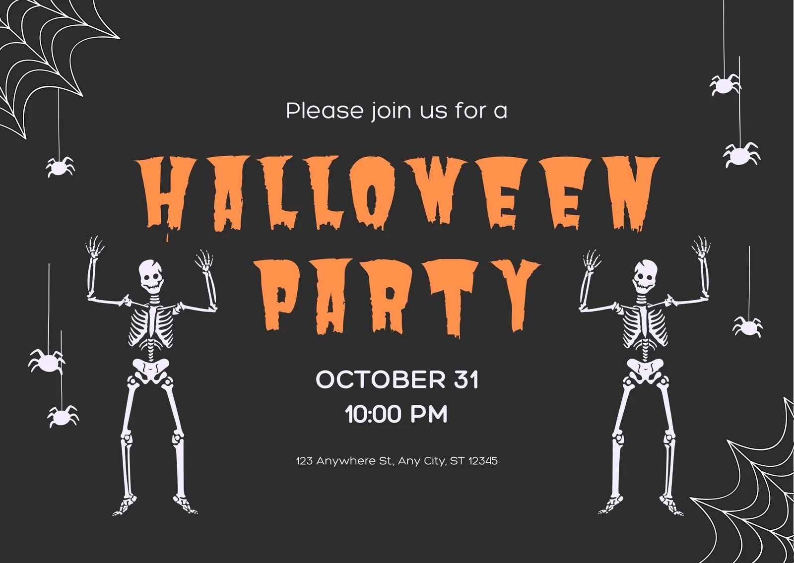 Page 3 Free Printable Editable Halloween Card Templates Canva