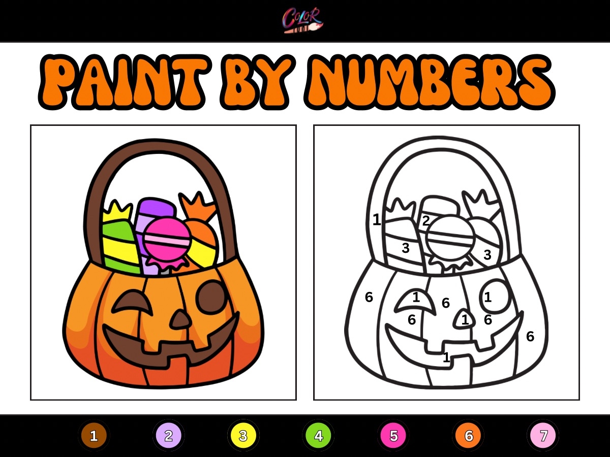 Printable Free Paint By Numbers Templates