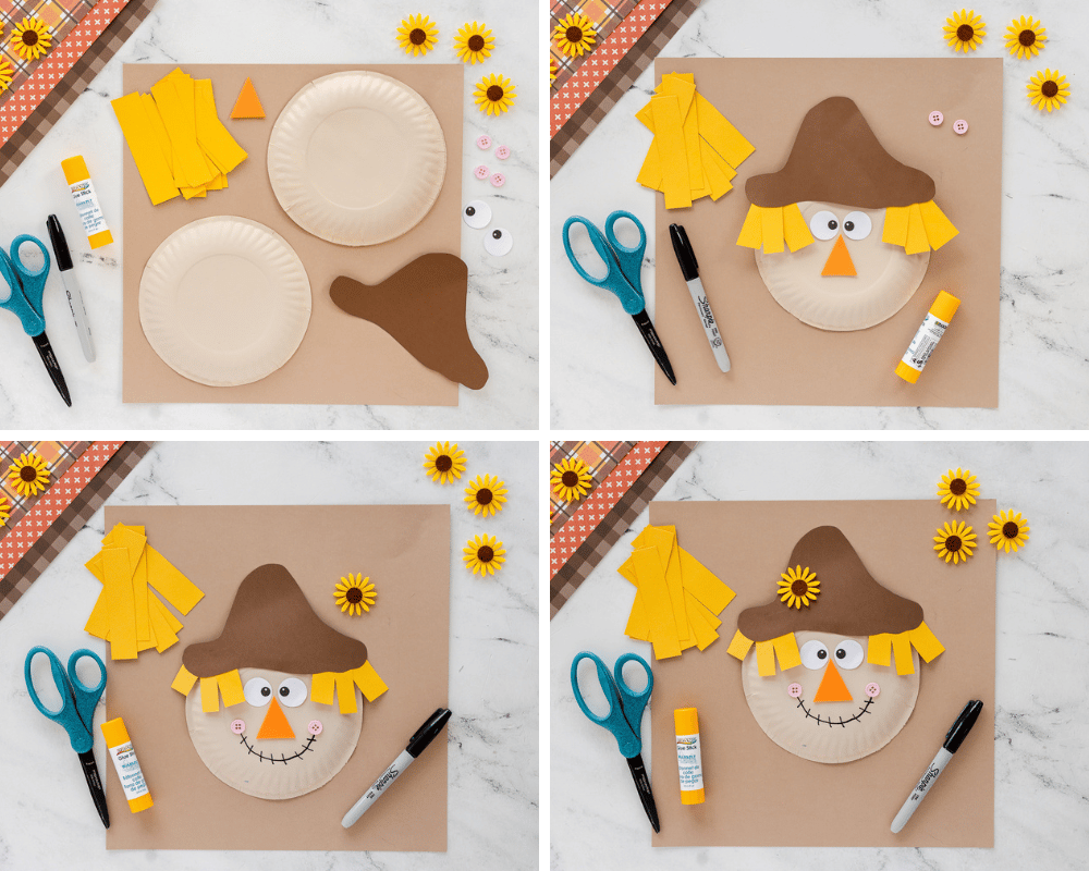 Paper Plate Scarecrow Made To Be A Momma