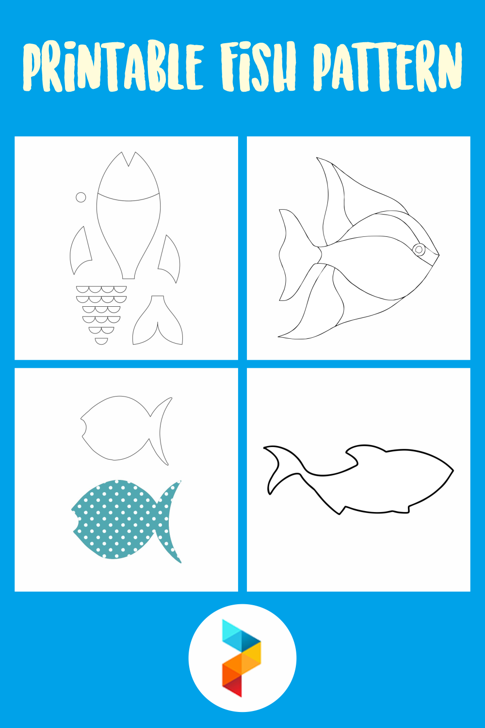 Pattern Fish Printable Printable Party Favors