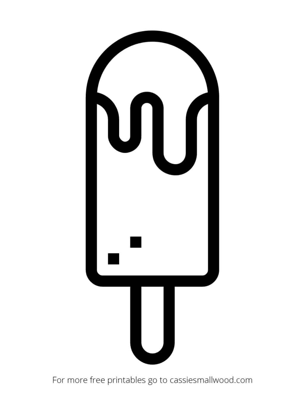 Popsicle Template Cassie Smallwood