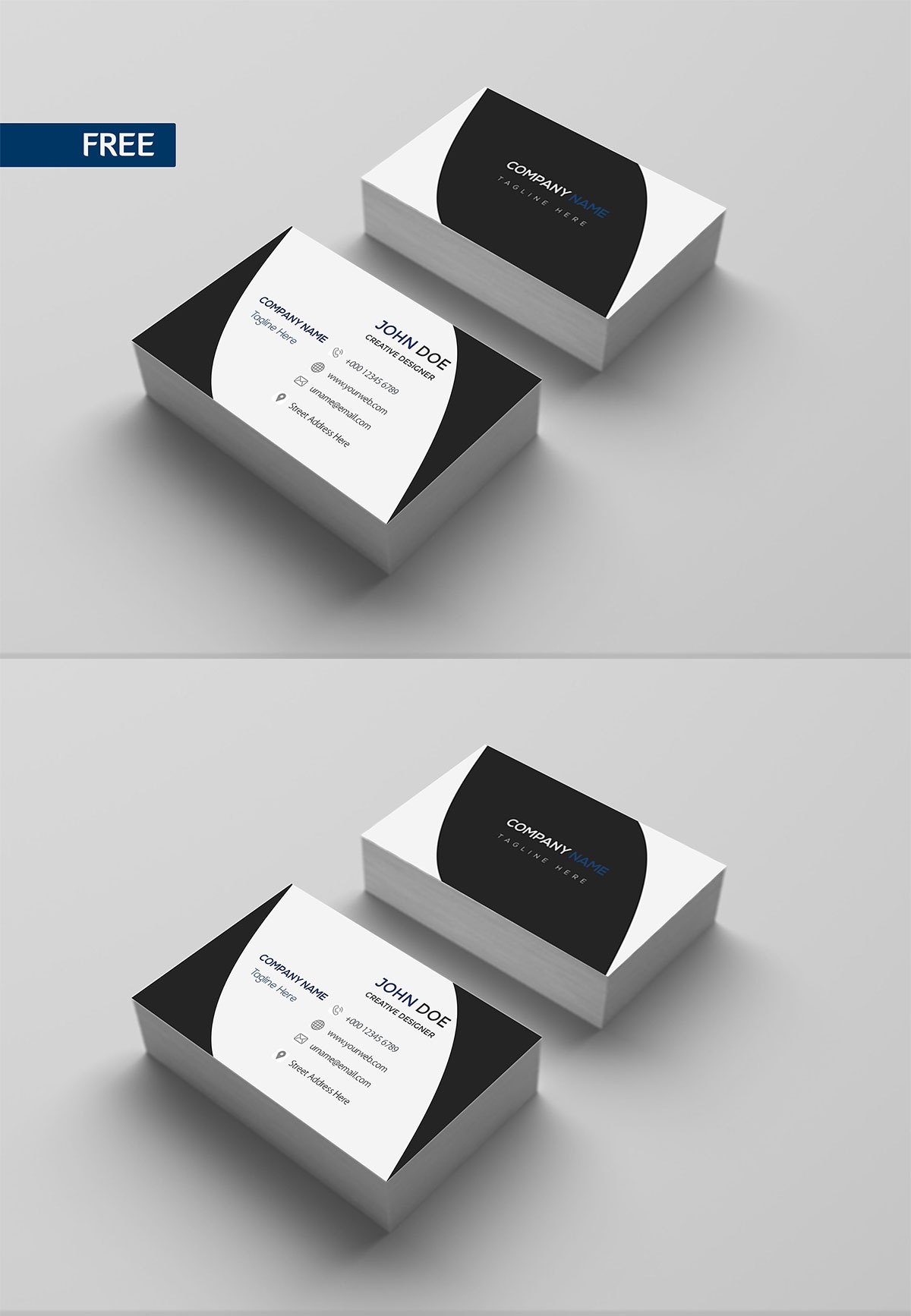 Print Design Business Card Template Free Download