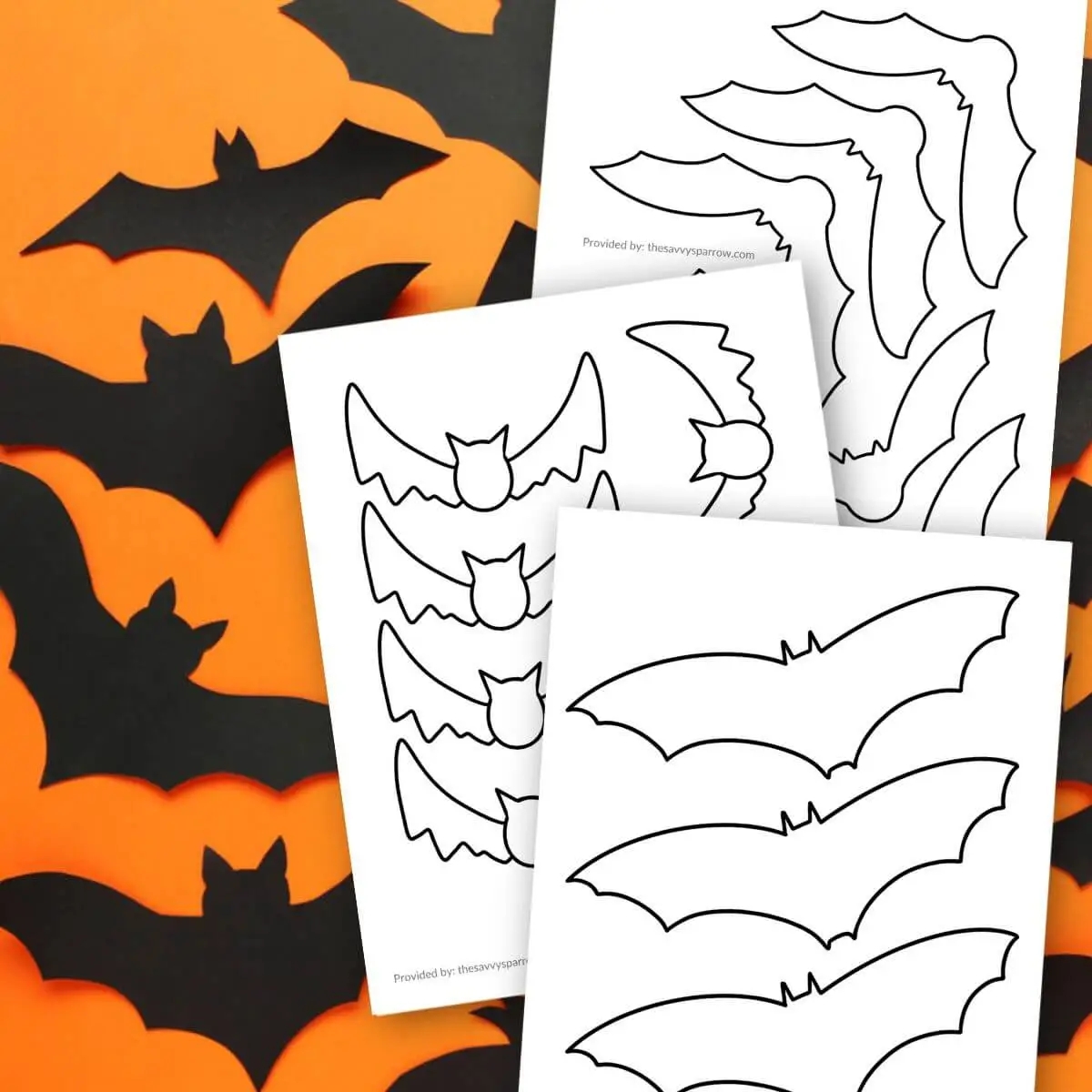 Bat Template Printable Free