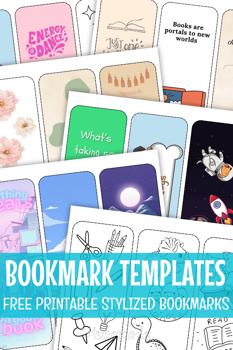 Free Printable Bookmark Templates