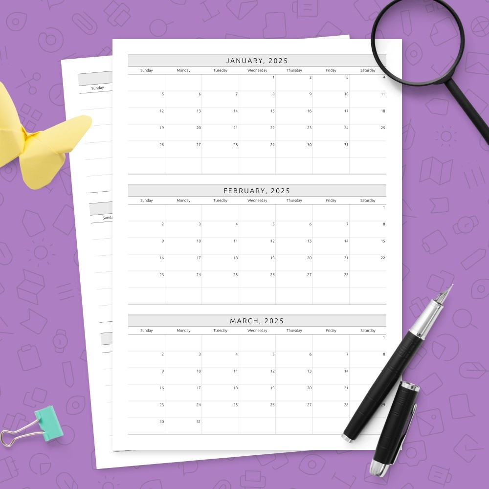 Printable Calendar Templates