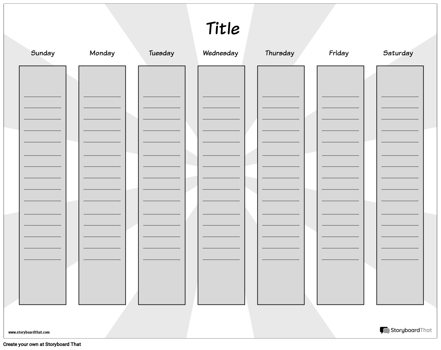 Free Blank Printable Calendar Template