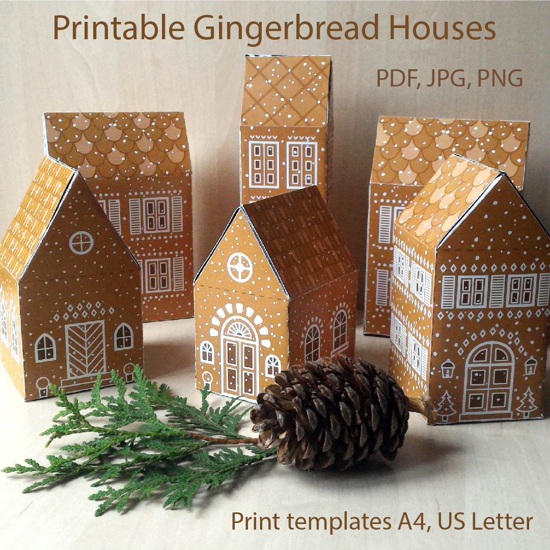 Gingerbread House Templates Printable Free