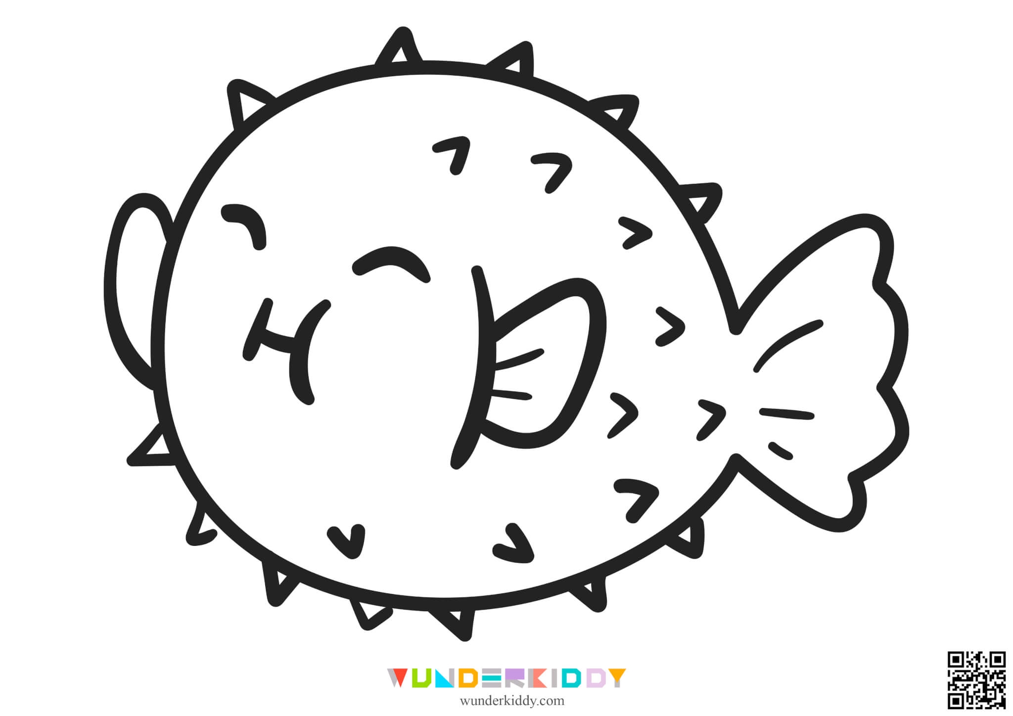 Printable Fish Template And Coloring Pages For Kids Worksheets Library