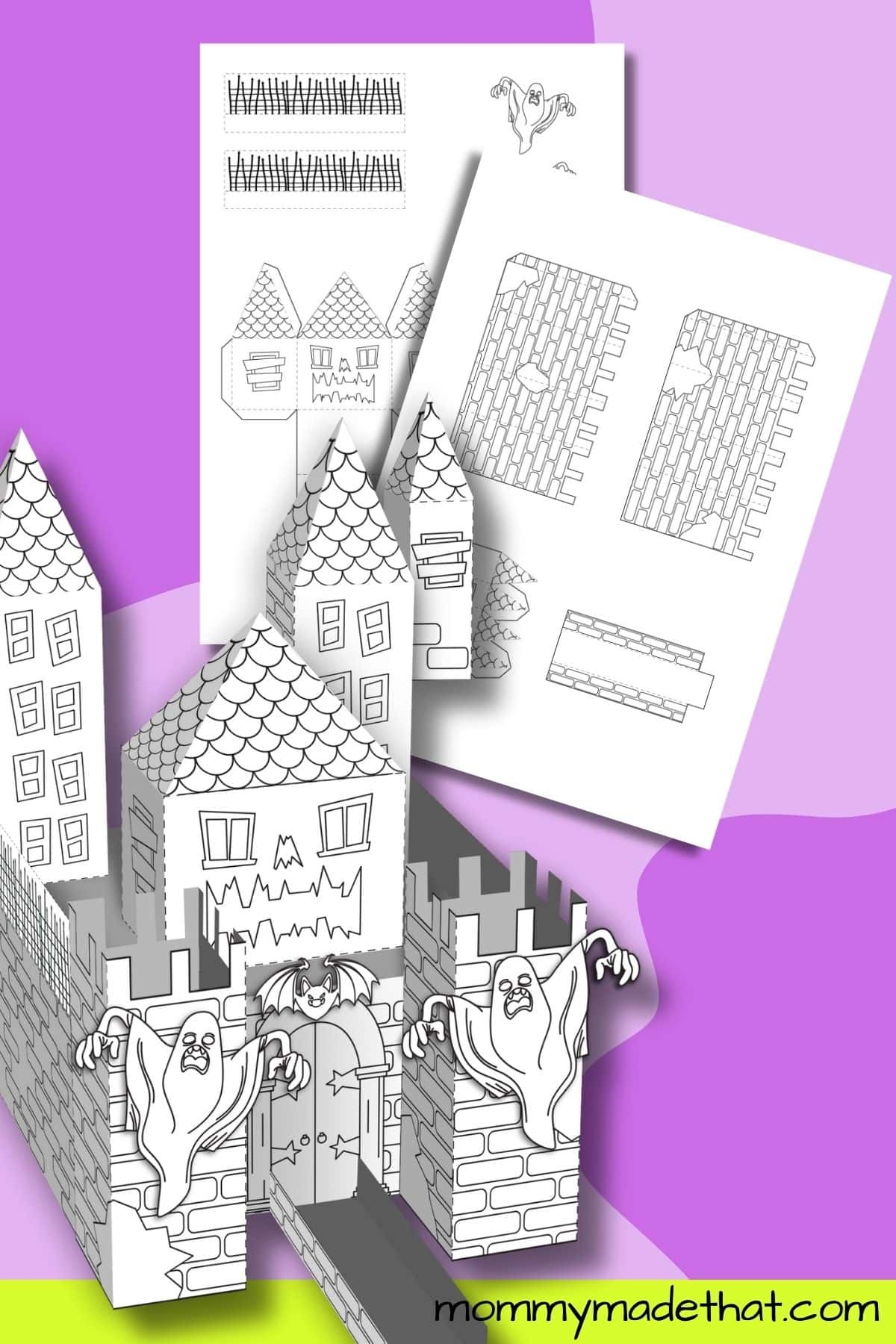 Printable Halloween House 3D Printable Spooky Castle 