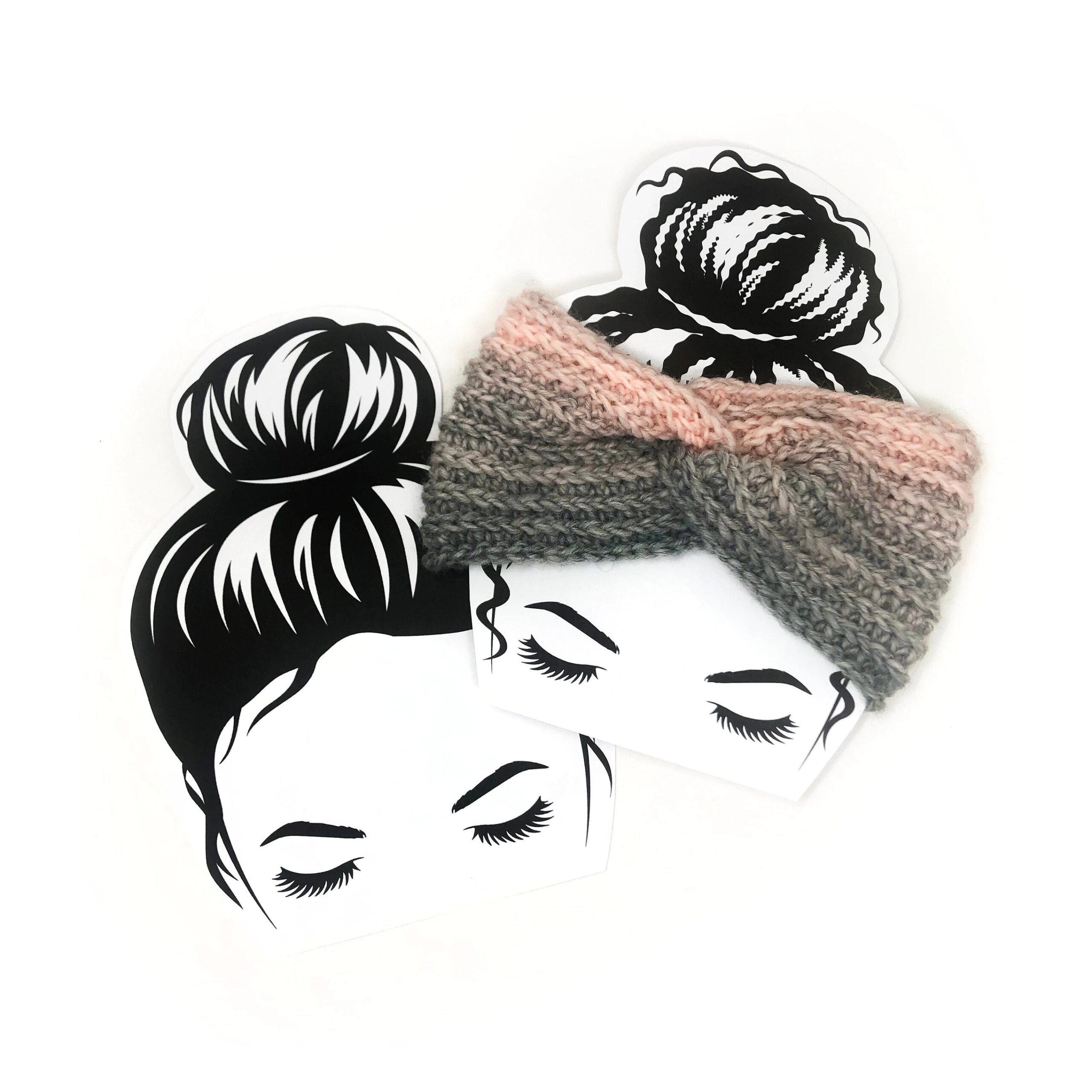 PRINTABLE Headband Display Template ADULT Digital PDF Messy 