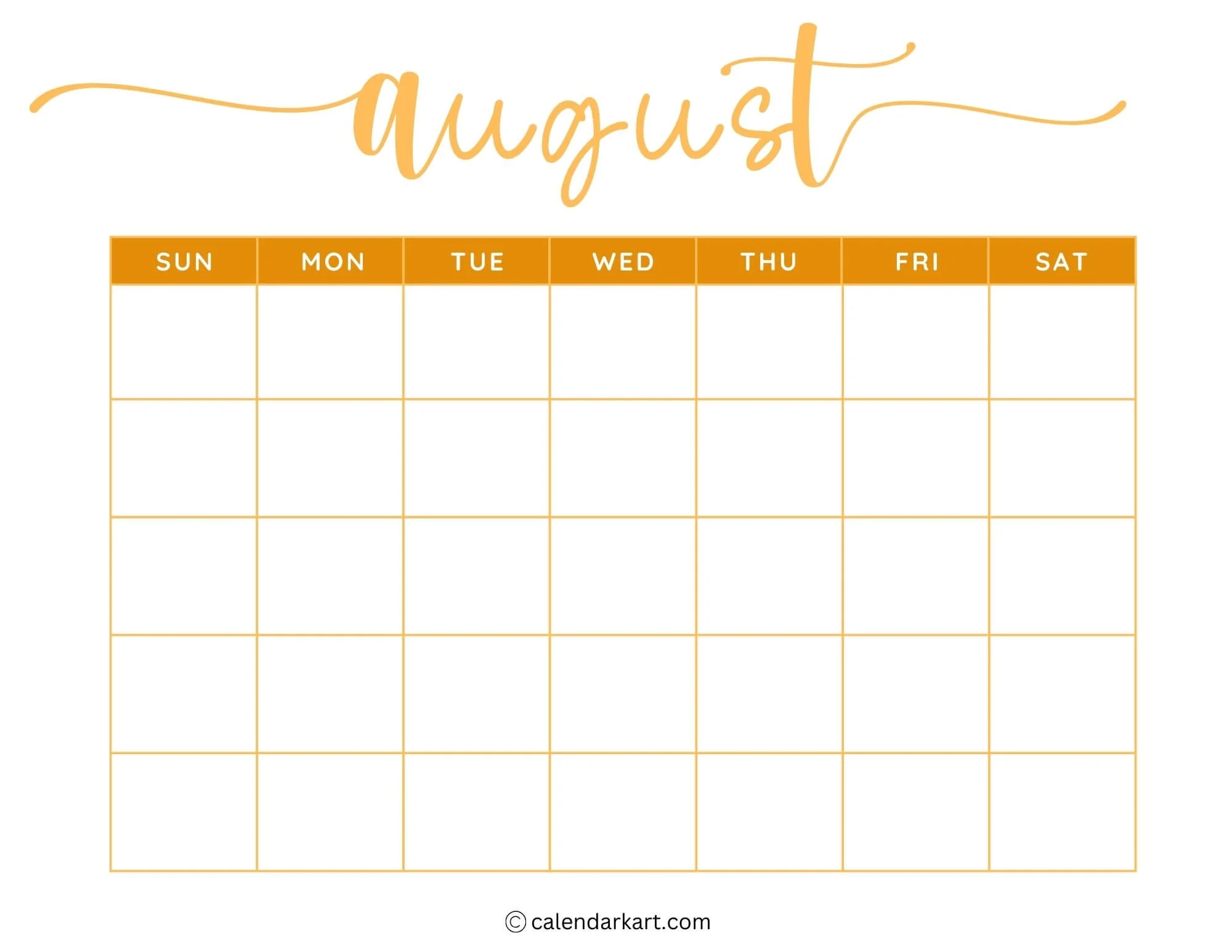 Printable Monthly Weekly And Yearly Blank Calendar Templates