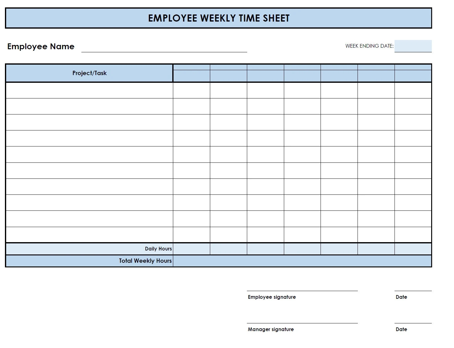 Printable PDF Weekly Timesheet Multi Projects Tasks Printable Timesheet Time Card Time Tracker Work Log Timekeeping Sheet Etsy UK