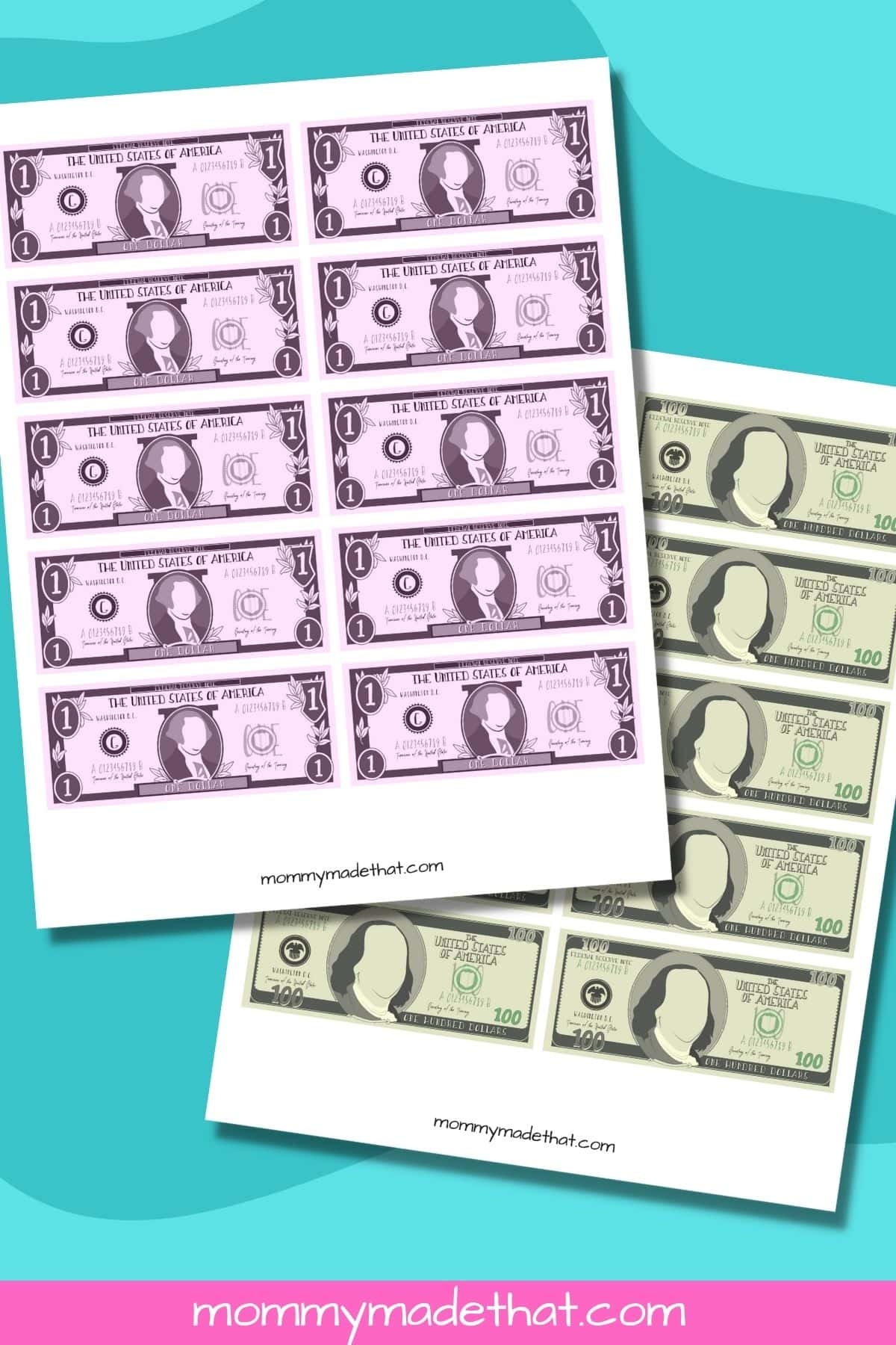 Free Printable Classroom Money Template