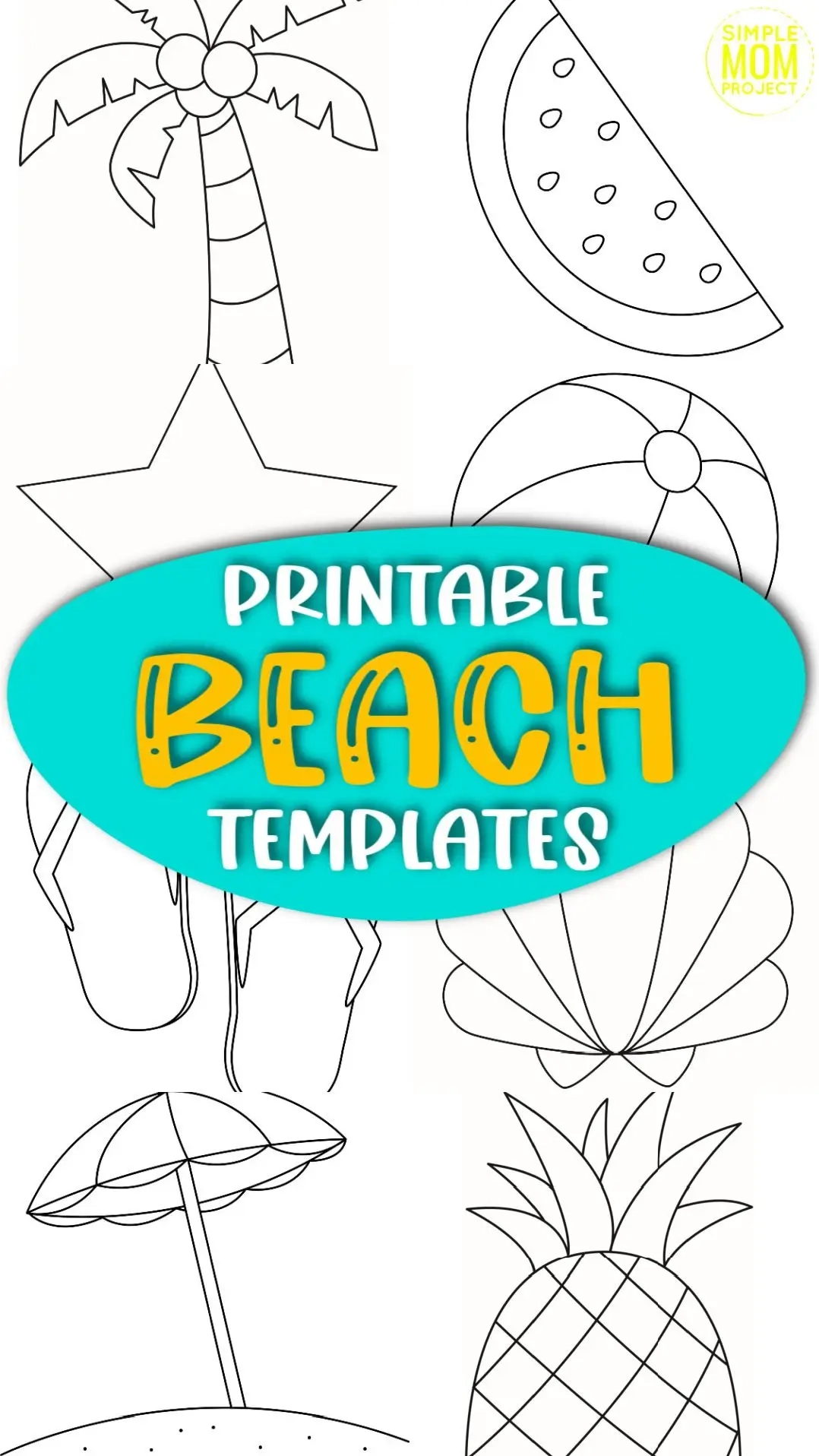 Printable Summer And Beach Templates Simple Mom Project
