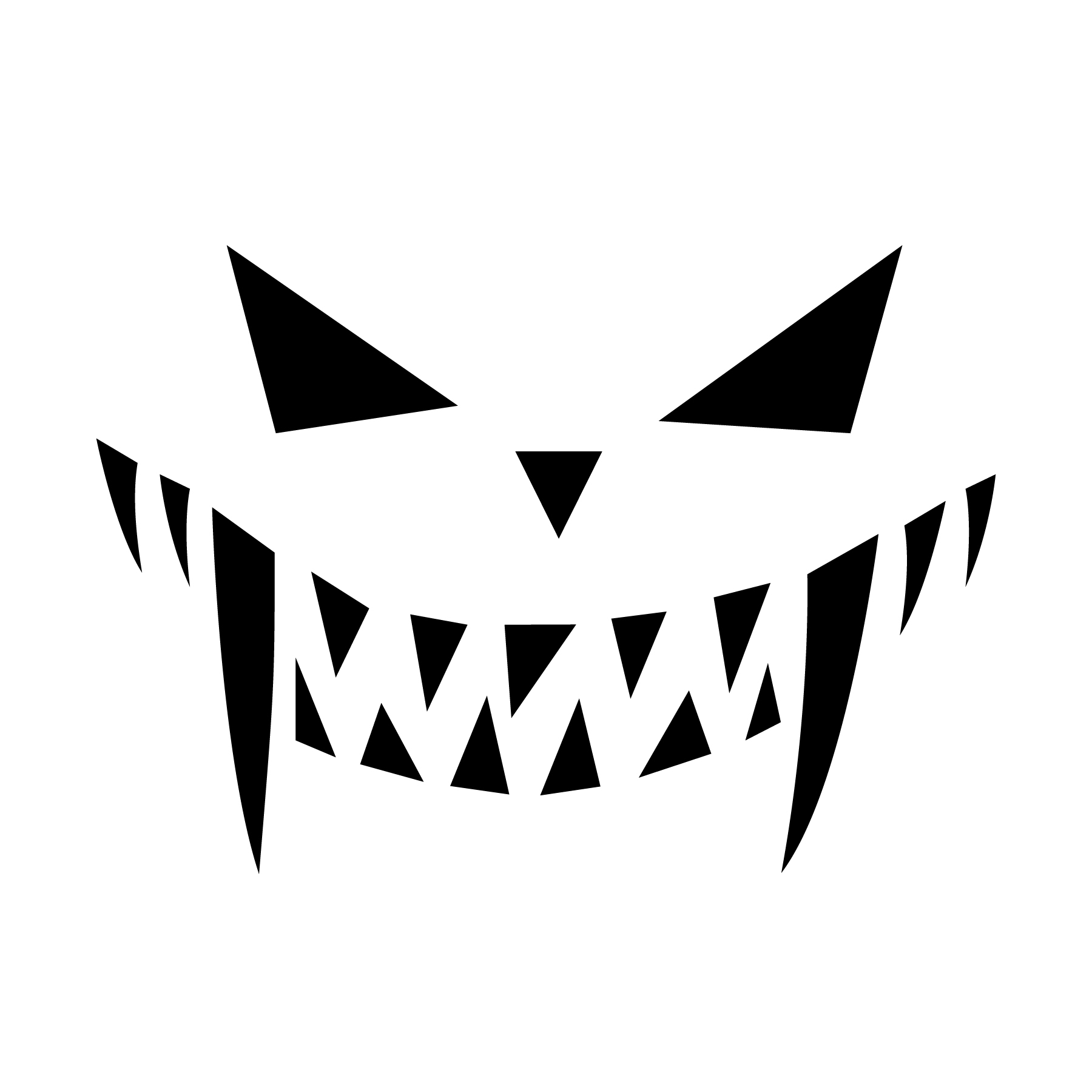 Pumpkin Face Free Pumpkin Stencil Pumpkin Pattern Pumpkin Template Jack o lantern Stencil R PumpkinStencils