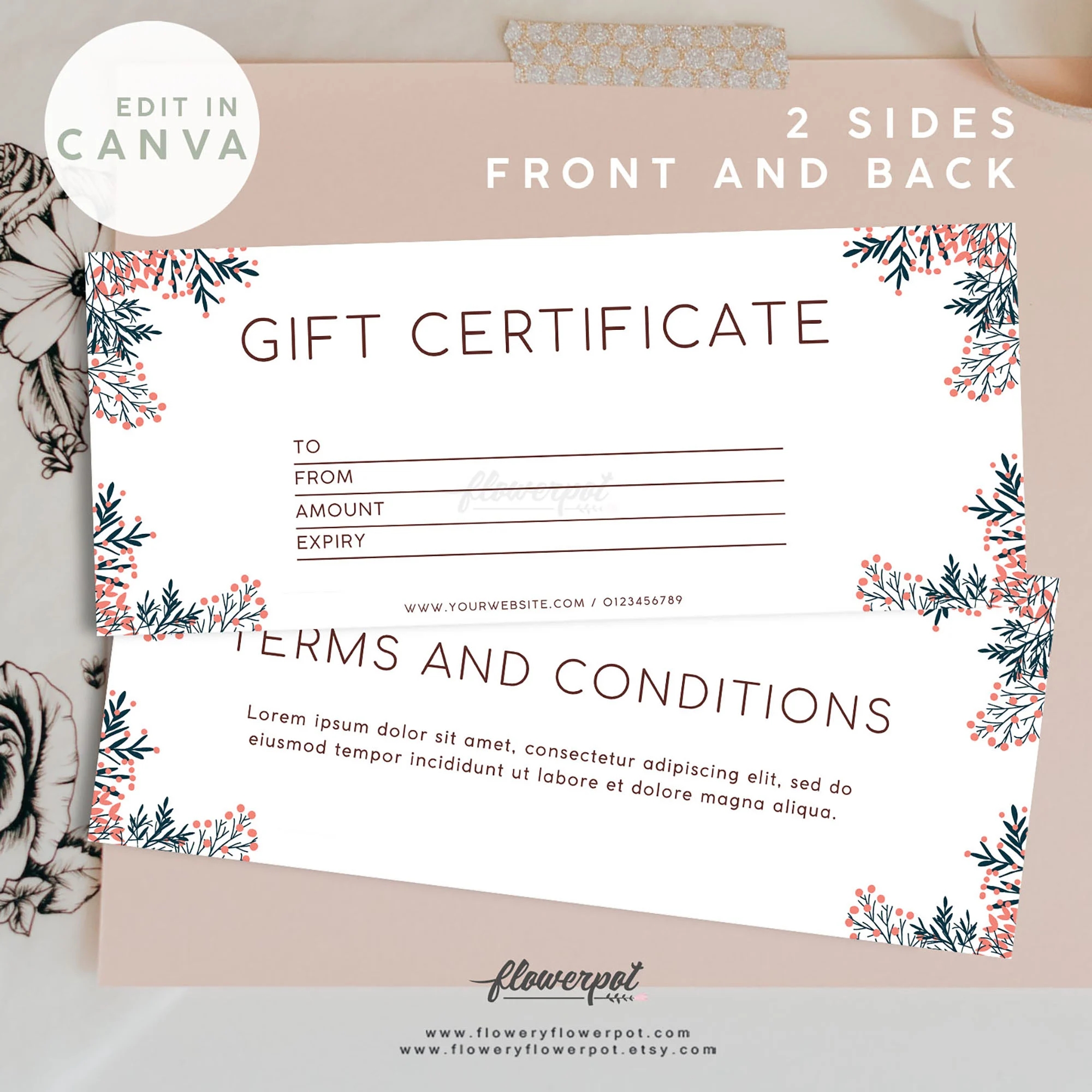 Printable Gift Certificate Templates Free