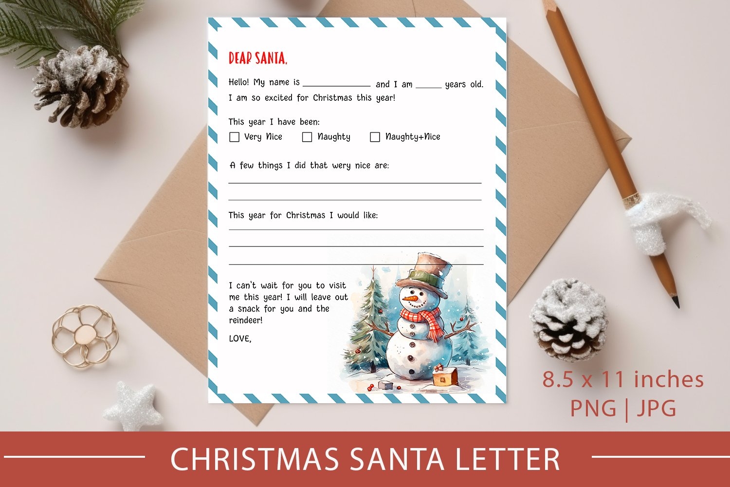 Free Printable From Santa Letter Templates