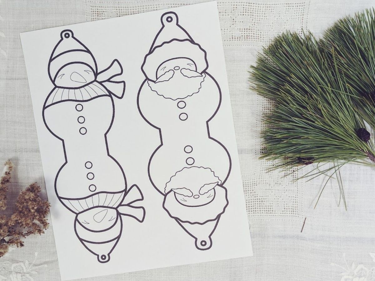 Ornament Template Free Printable