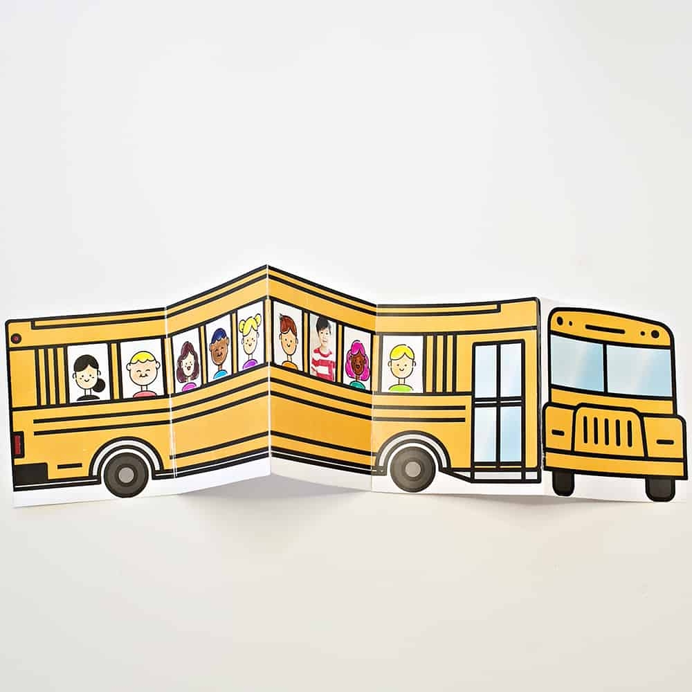 SCHOOL BUS OF FRIENDS FREE PRINTABLE