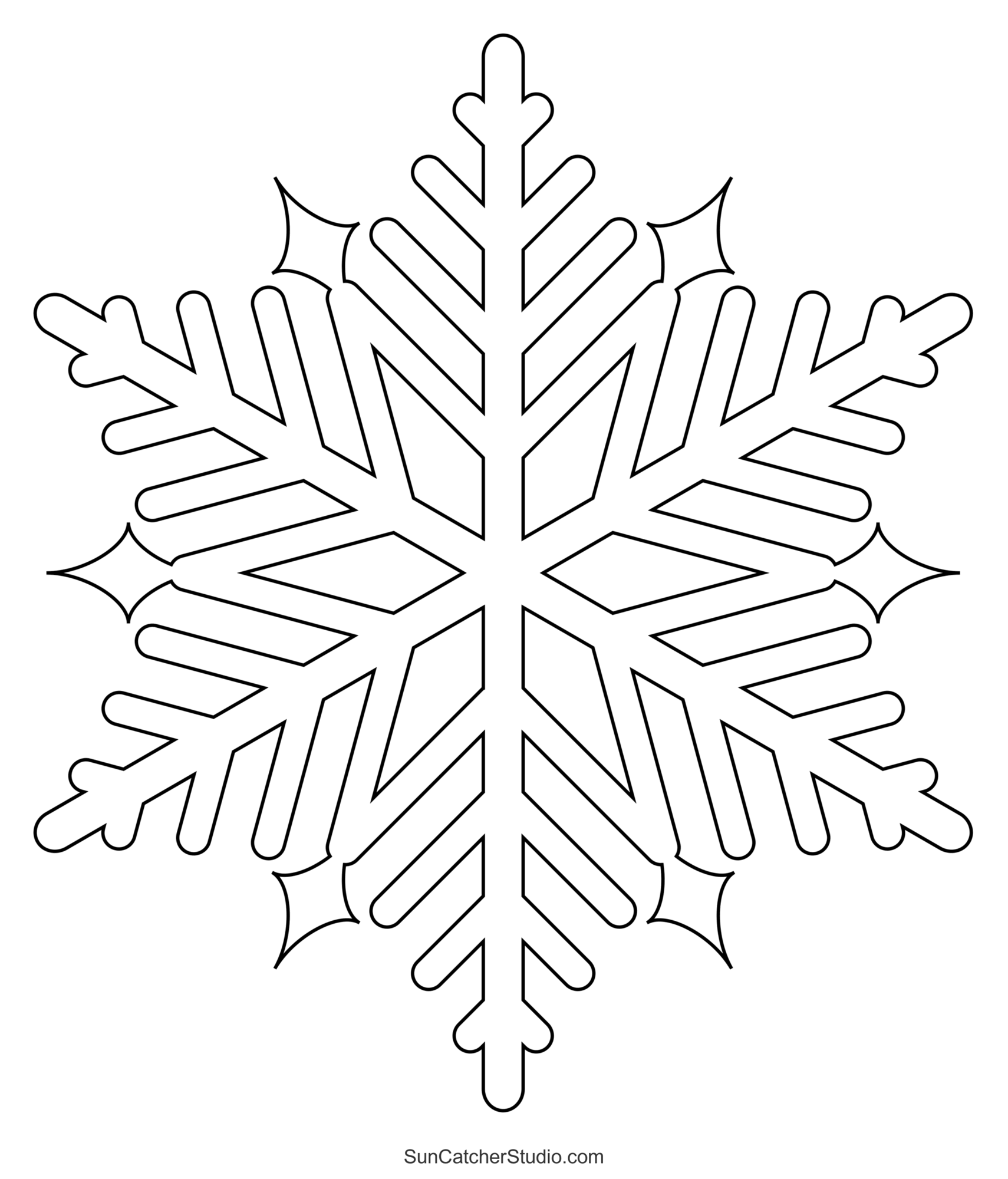 Snowflake Templates Printable Stencils And Patterns Free Printables Monograms Design Tools Patterns DIY Projects