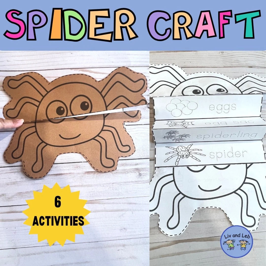 Free Printable Spider Template