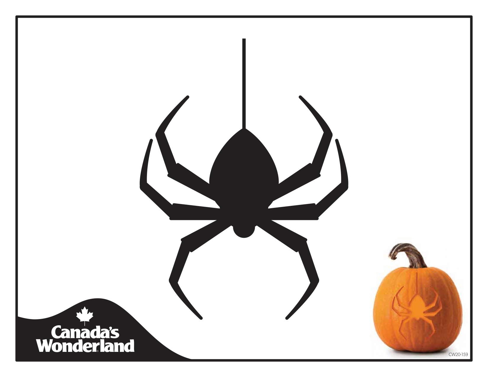 Spider Free Pumpkin Stencil Pumpkin Pattern Pumpkin Template Jack o lantern Stencil R PumpkinStencils