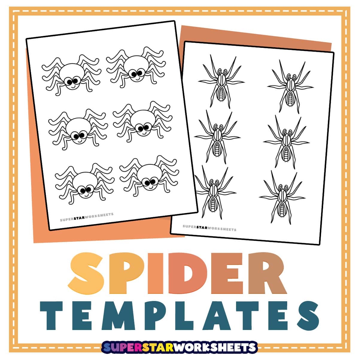 Spider Templates Free Printables