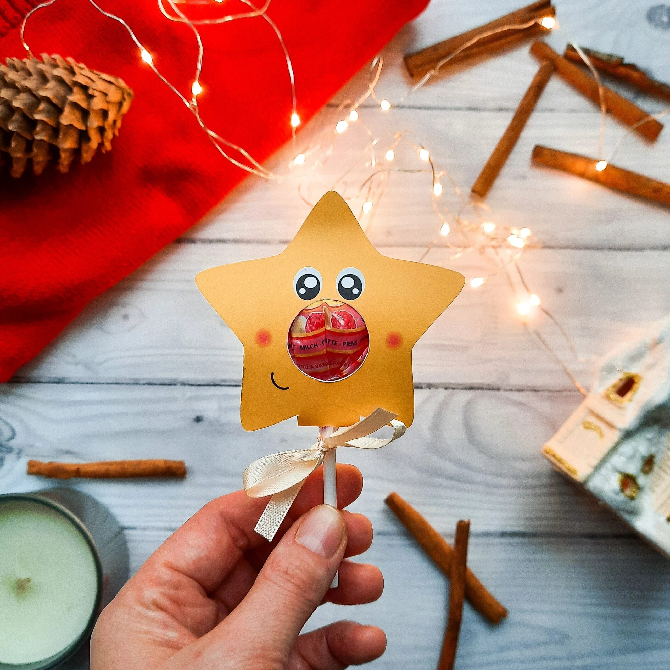 star lollipop instant download lollipop holder pdf file digital party sucker holder printable party lolly christmas lollypop etsy