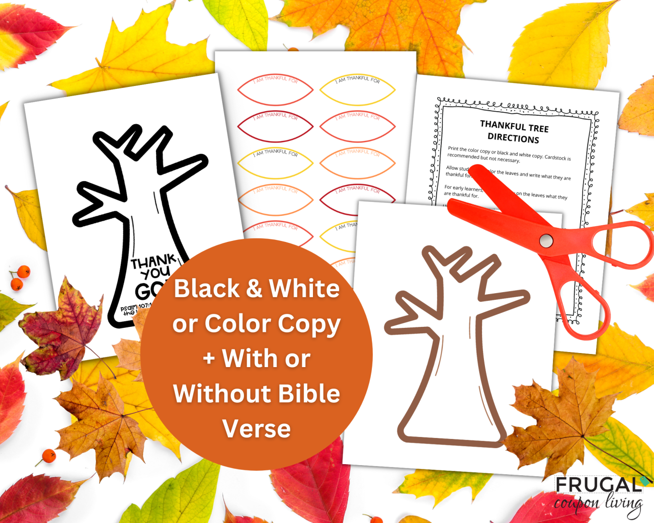 Thankful Tree An Easy And Fun Printable Tree Template